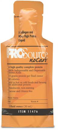 ProSource NoCarb Protein Supplement Unflavored 1 oz. Bottle Concentrate, 11476 - Case of 100