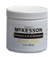 Vitamin A & D Skin Protectant Ointment, 13 Ounce Jar, Unscented, McKesson