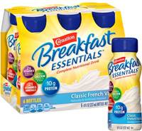 Carnation Breakfast Essentials French Vanilla Flavor 8 oz. Bottle Ready to Use, 12230501 - Case of 24