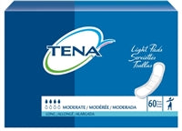 Tena Light Pads, Moderate Absorbency, Long, 60 Pack