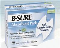 B-Sure Incontinence Liner, Heavy Absorbency One Size Fits Most Unisex Disposable, 14-7031-224 - Case of 288