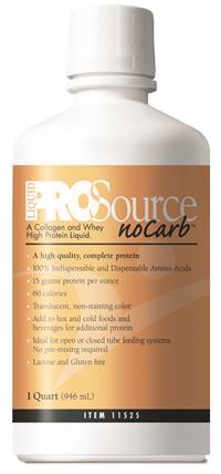 ProSource NoCarb Protein Supplement Unflavored 32 oz. Bottle Concentrate, 11525 - Case of 4