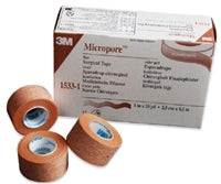 Micropore Surgical Tape, Tan, by 3M, 1 Inch X 10 Yards