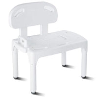 Carex Bath Transfer Bench 17-1/2 to 22-1/2 Inch Height Range 17-1/2 to 22-1/2 Inch Height Range 400 lbs. Weight Capacity Without Arms, FGB170C0 0000 - EACH