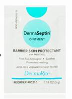 DermaSeptin Skin Protectant 5 Gram Individual Packet Scented Ointment, 00210 - BOX OF 144