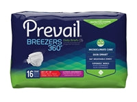 Prevail Breezers360 Degrees Brief, SIZE 1, Heavy Absorbency, PVBNG-012