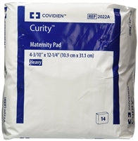 Curity Maternity Pad, Super Absorbency, 4.33" x 12.25", Covidien 2022A