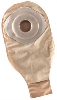 ActiveLife Colostomy Pouch One-Piece System 12 Inch Length 1-1/4 Inch Stoma Drainable, 022759 - Pack of 10