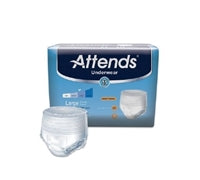 Attends Extra Adult Underwear, Large, Moderate Absorbency