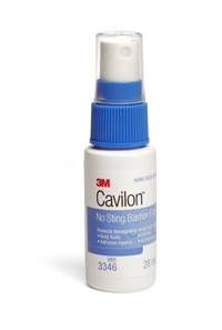 Cavilon Barrier Film 28 mL Spray, No Sting, Alcohol Free, Sterile, Fast-drying, Non-sticky, Hypoallergenic, Non-cytotoxic, 3346 - Case of 12
