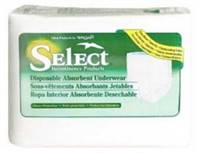 Select Adult Underwear Pull On X-Large Disposable Heavy Absorbency, 3607 - Case of 50