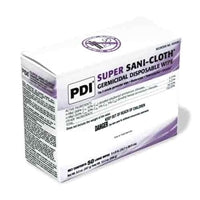 Super Sani-Cloth Hard Surface Disinfectant Wipe, 5" x 8" Individual Packets