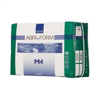 Abri-Form Adult Brief Comfort M4 Tab Closure Medium Disposable Heavy Absorbency, 4163 - Pack of 14