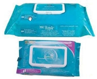 Hygea Multi Purpose Wipes Washcloths With Aloe, 60 Count Soft Pack, 9.5" x 11.5", J14143