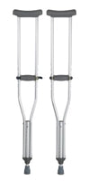 Underarm Crutch, Adult Crutches, Quick Adjust with Euro-Style Clip, Adjustable User Height 5'2" to 5'10", 300 lb. Capacity