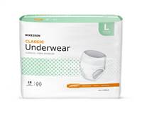 Adult Underwear, McKesson Classic, Pull On Large Disposable Light Absorbency, UWELG - Case of 72