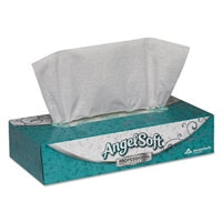 Angel Soft Professional Series Facial Tissue White 7-3/5 X 8-4/5 Inch, 48580 - Box of 100