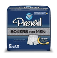 Prevail Boxers Underwear, MEDIUM, Heavy Absorbency, PBM-512