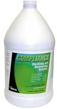 Compliance Surface Disinfectant Cleaner Peroxide Based Liquid 1 gal. NonSterile Jug Acidic Scent, 10-2500 - ONE GALLON