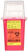 Phlebotomy Sharps Container, 1.5 Quart, 1-Piece, Vertical Entry Lid,  BD 305487