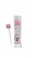 Toothette Oral Swabstick, Unflavored, Pink, Untreated, Foam Tip