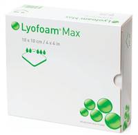 Lyofoam Max Foam Dressing 4 X Inch Square Non-Adhesive without Border Sterile, 603201 - SOLD BY: PACK OF ONE