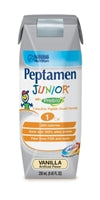 Peptamen Junior with Prebio, 1 Cal Formula, Vanilla, 250 ml