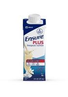 Ensure Plus Therapeutic Nutrition, Vanilla, 8 Ounce Carton, Abbott 64905