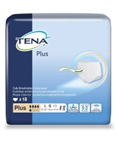 TENA Plus Protective Underwear, LARGE,  Heavy Absorbency, Pull On