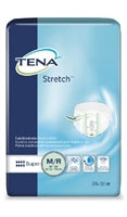 TENA Super Stretch Brief, Medium/Regular, Heavy Absorbency Night Brief, 67902