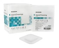 Adhesive Dressing, McKesson, 2 X 2 Inch Polypropylene / Rayon Square White Sterile, 16-89022 - Pack of 25
