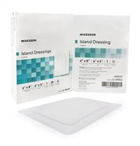 Adhesive Dressing, McKesson, 6 X 8 Inch Polypropylene / Rayon Rectangle White Sterile, 16-89068 - EACH