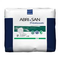 Abri-San Premium Liner 28 Inch Length Moderate Absorbency Fluff / Polymer Core Level 9 Adult Disposable, 9384 - BAG OF 25