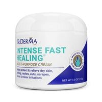 TriDerma Intense Fast Healing Hand and Body Moisturizer, 4 oz. Jar Unscented Cream, 09041 - EACH