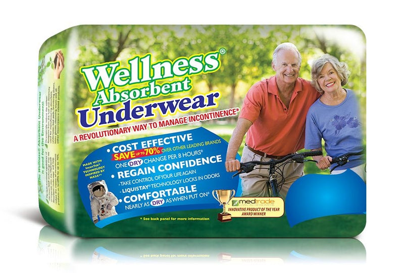 Wellness Underwear (Pull-Ups), EXTRA LARGE, 40" to 60" Waist,