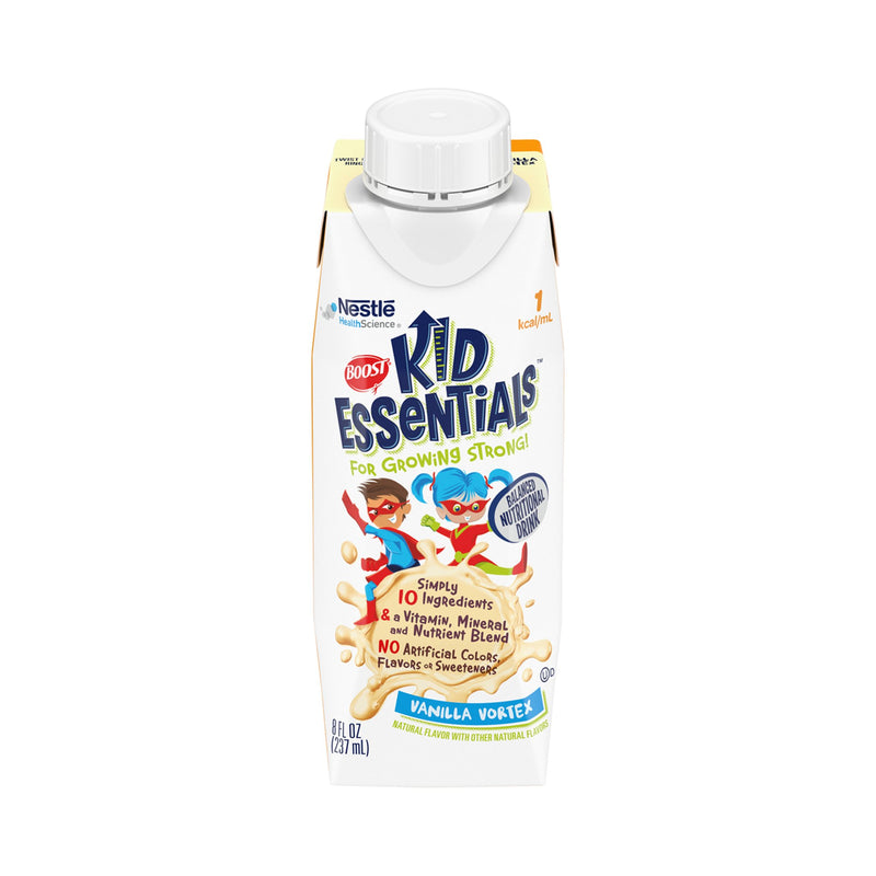 Boost Kid Essentials Vanilla Pediatric Oral Supplement, 8 oz. Carton, Nestle Healthcare Nutrition 00043900889344, 24 Count