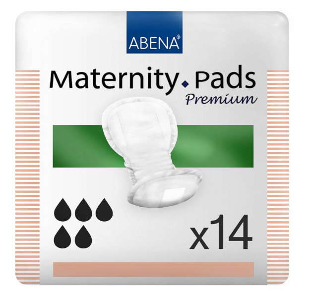 Maternity Pad Premium 7.9 X 17.3 Inch Heavy Absorbency Fluff - 1 pack