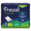Underpad Prevail, 23 X 36, Moderate Absorbency, 25 Pack, UP-150 - 2 Pack Special = 50 Pads