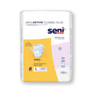 Seni Active Classic Plus Moderate Absorbent Underwear, Large - S-LA18-AC2; PACK OF 18