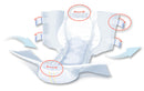 Seni Super Plus Heavy to Severe Absorbency Brief, Medium - S-ME10-BP1; CASE OF 40