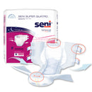Seni Super Quatro Severe Absorbency Brief, Medium - S-ME10-BQ1; CASE OF 40