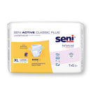 Seni Active Classic Plus Moderate Absorbent Underwear, Extra Large - S-XL14-AC2; PACK OF 14