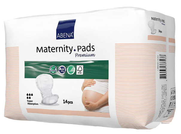 Maternity Pad Premium 7.9 X 17.3 Inch Heavy Absorbency Fluff - 1 pack
