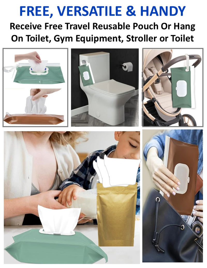 Medicinal Wipes, Womens SweatReducer, 1Earth, Case of 6 Packs of 16 (96 Wipes)