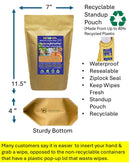 Medicinal Wipes, HerbCalmerTush, 1Earth, Pack of 16