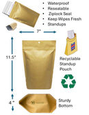 Medicinal Wipes, Womens SweatReducer, 1Earth, Case of 6 Packs of 16 (96 Wipes)