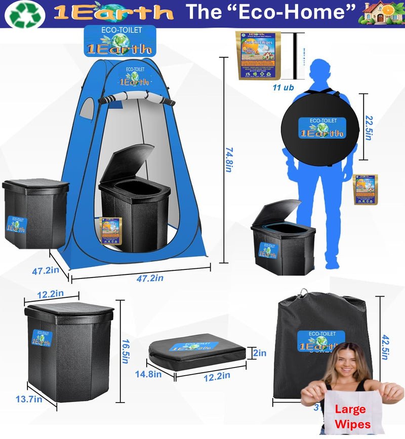 Eco-Toilet Kit, 1Earth