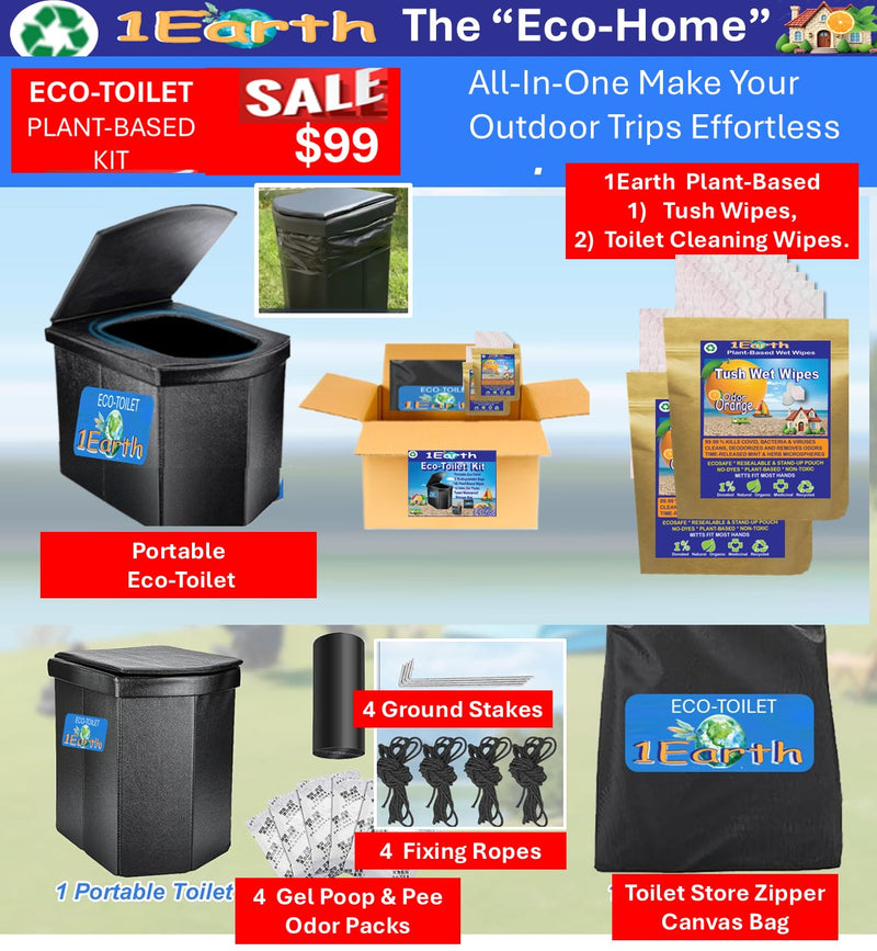 Eco-Toilet Kit, 1Earth