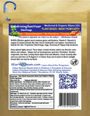 Medicinal Wipes with Carabiner, DeodorizingSanitizer, 1Earth, Case of 6 Packs of 16 Wipes and Carabiner (96 Wipes and 6 Carabiners)