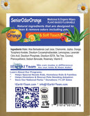 Medicinal Wipes, SeniorOdorOrange, 1Earth, Case of 6 Packs of 16 (96 Wipes)